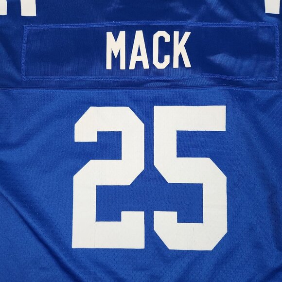 Indianapolis Colts Jersey Men's Medium Blue Marlon Mack NFL Pro Line Football - Picture 4 of 12